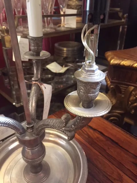 1960s Vintage French Bouillotte Lamp - 3