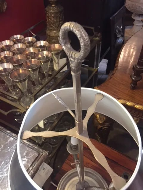 1960s Vintage French Bouillotte Lamp - 4