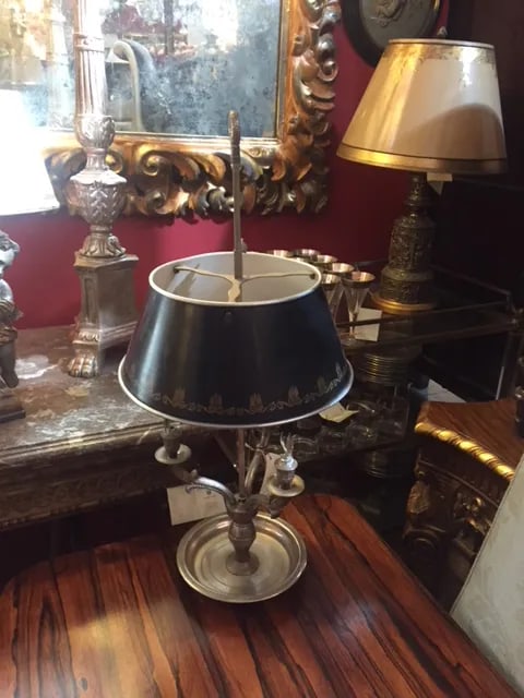 1960s Vintage French Bouillotte Lamp - 6