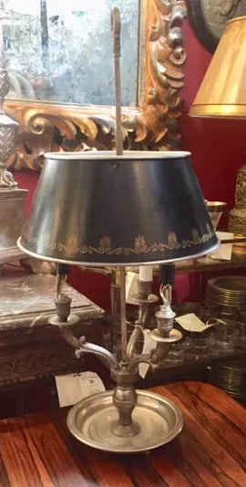 1960s Vintage French Bouillotte Lamp - 8