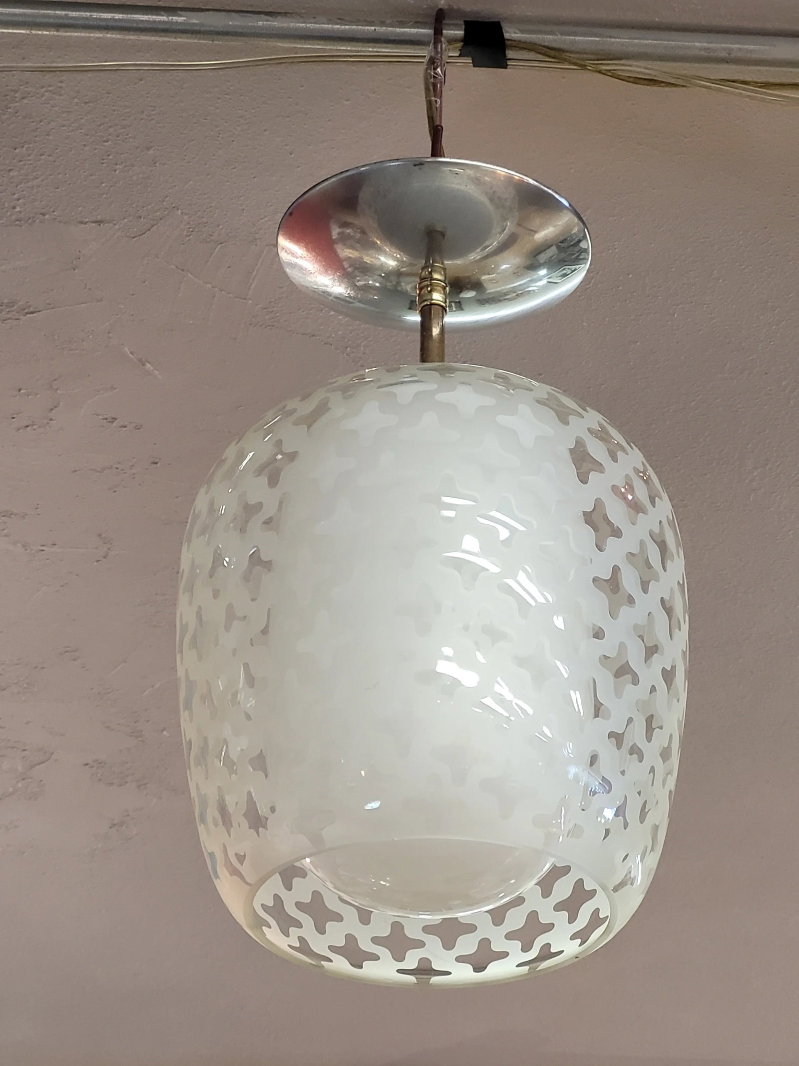 Pair Lightolier Pendant Lights Vintage 1960s - 7