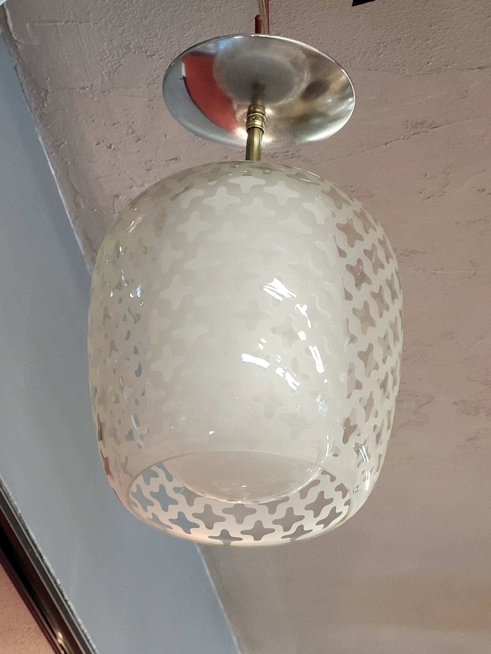 Pair Lightolier Pendant Lights Vintage 1960s - 8