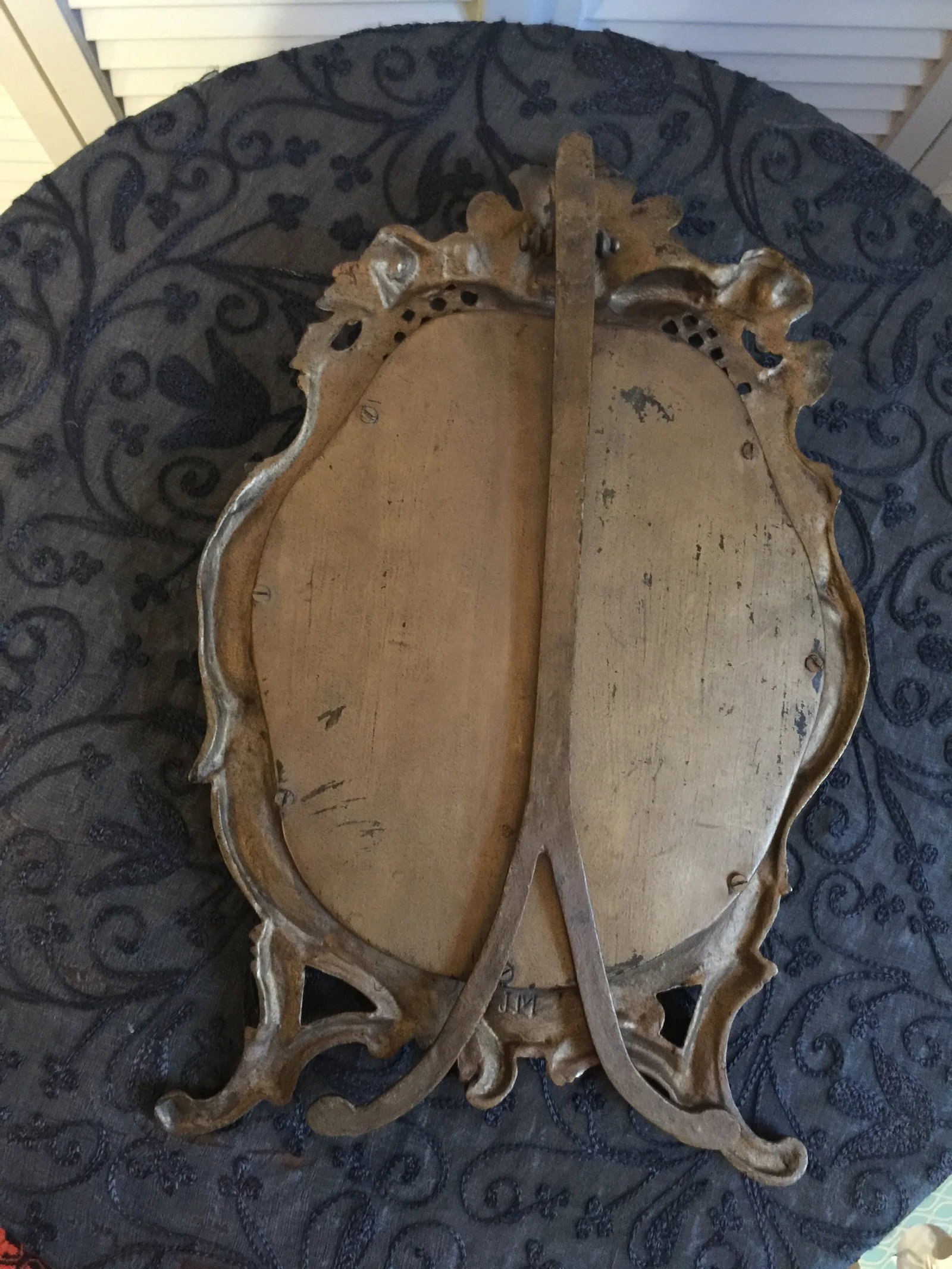1800s Antique Louis XV Style French Vanity Mirror - 10