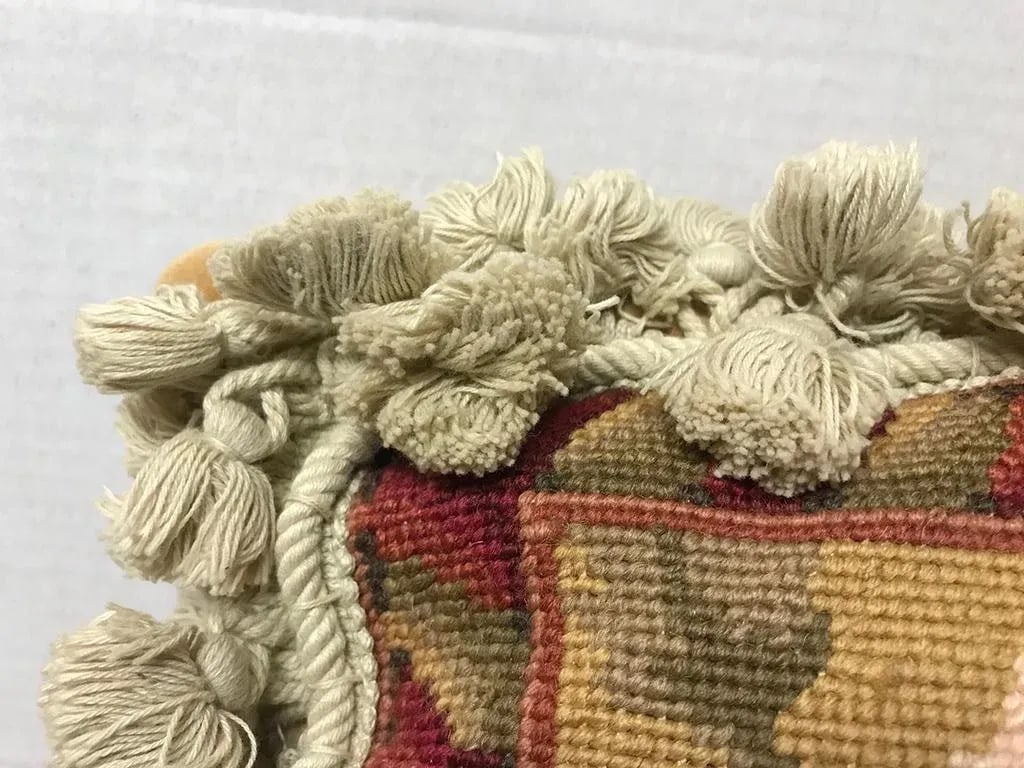 Vintage Needlepoint Pillow - 2