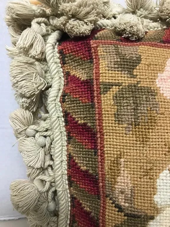 Vintage Needlepoint Pillow - 4