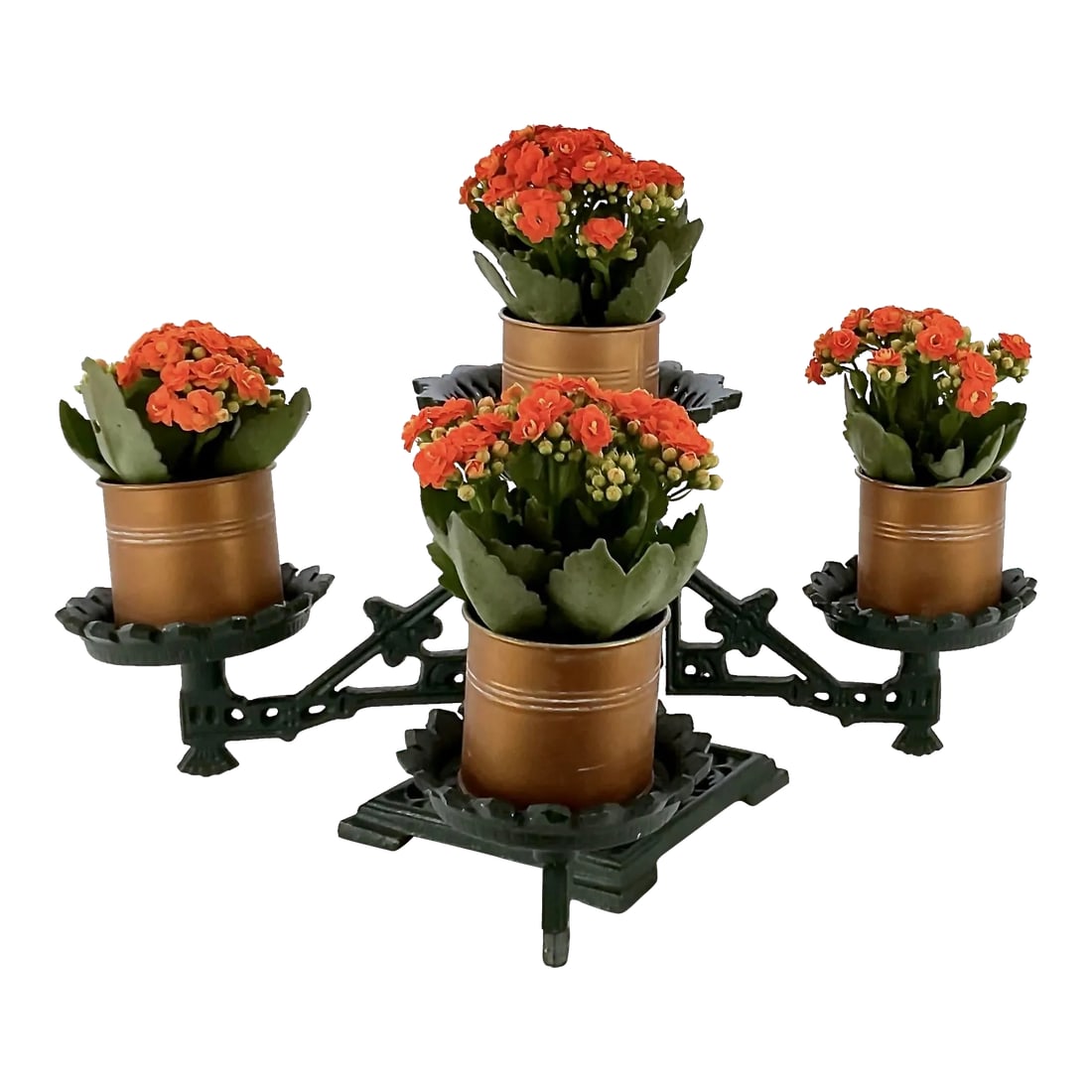 Victorian Cast Iron Plant Stand With Three Swivel Arms (1 of 10)
