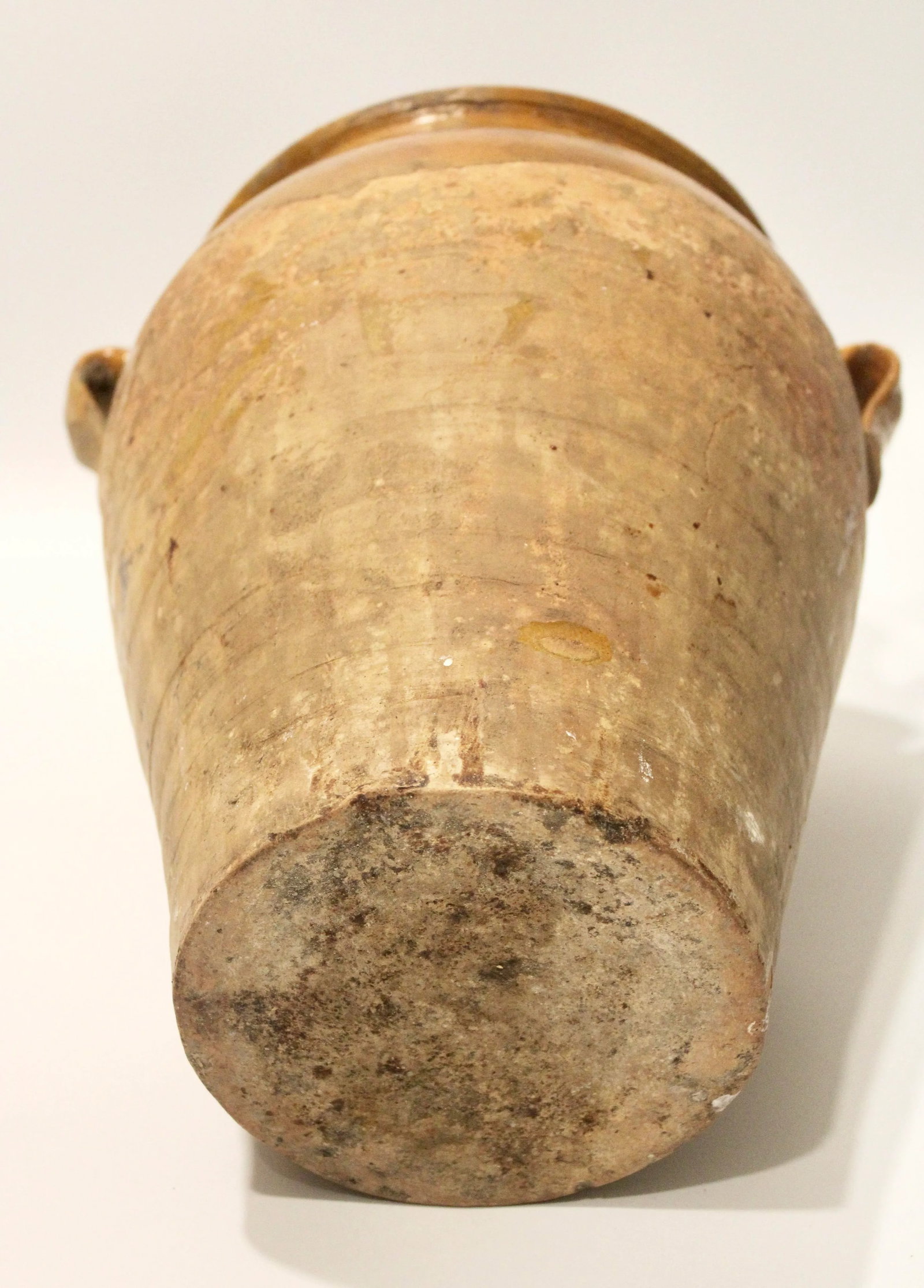 19th Century French Mustard Yellow Terracotta Confit Pot - 8