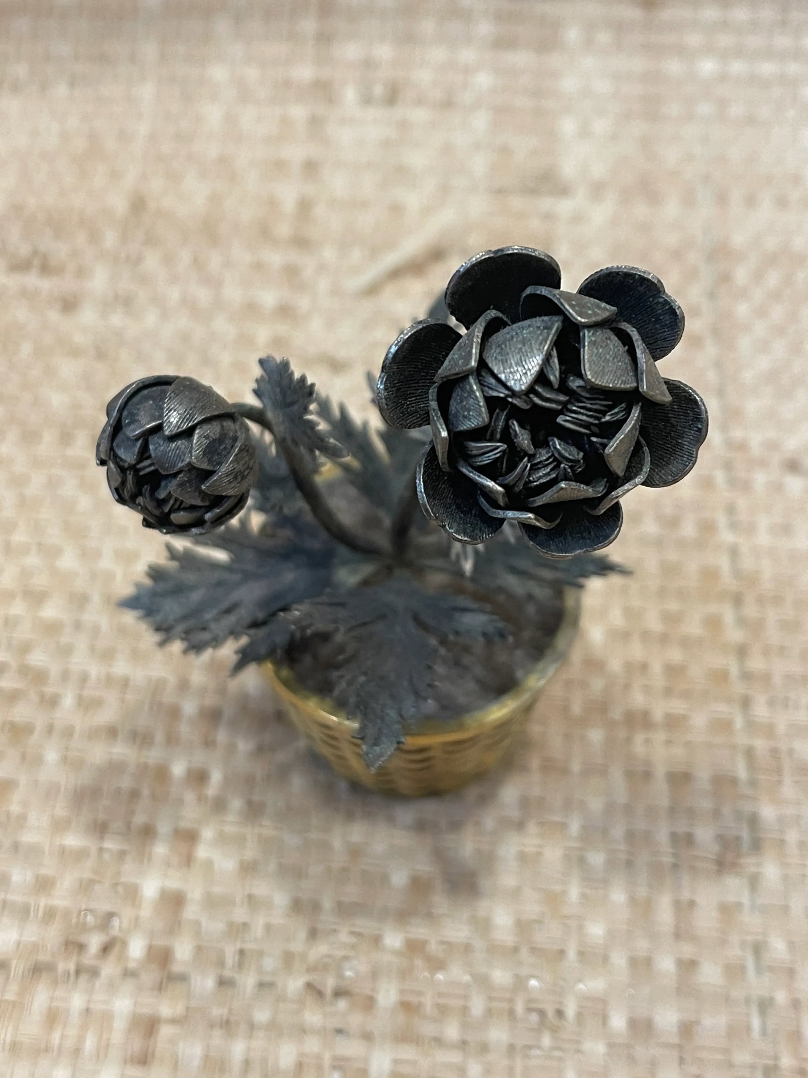 Tiffany & Co Janna Thomas Sterling Silver Potted Flower - 11