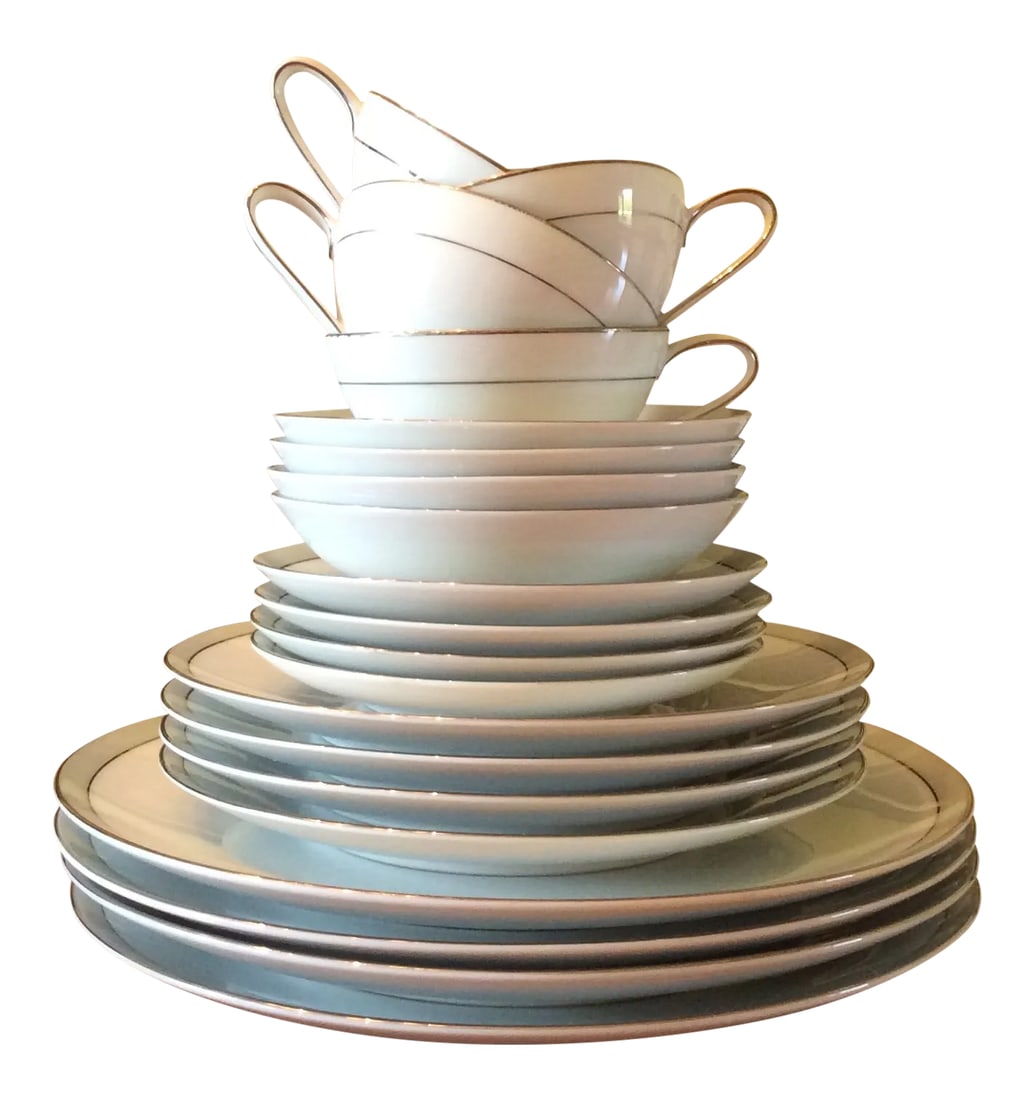 Vintage Noritake China "Lucille" Pattern - 20 Piece Set (1 of 7)