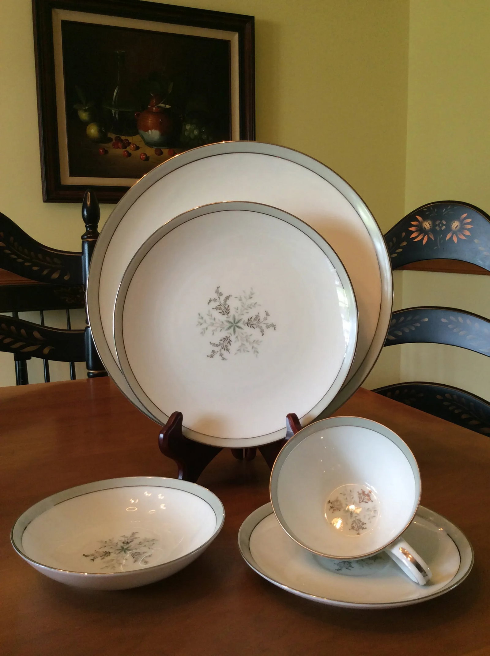 Vintage Noritake China "Lucille" Pattern - 20 Piece Set - 4