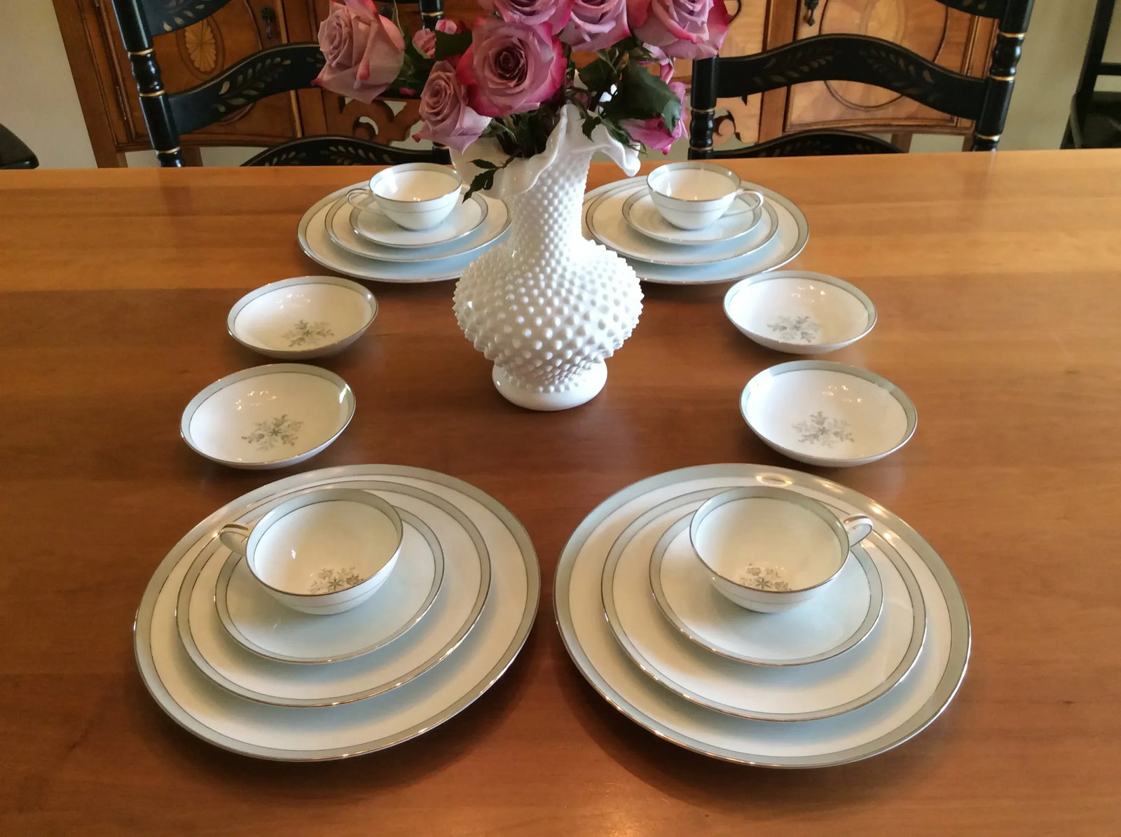 Vintage Noritake China "Lucille" Pattern - 20 Piece Set - 5