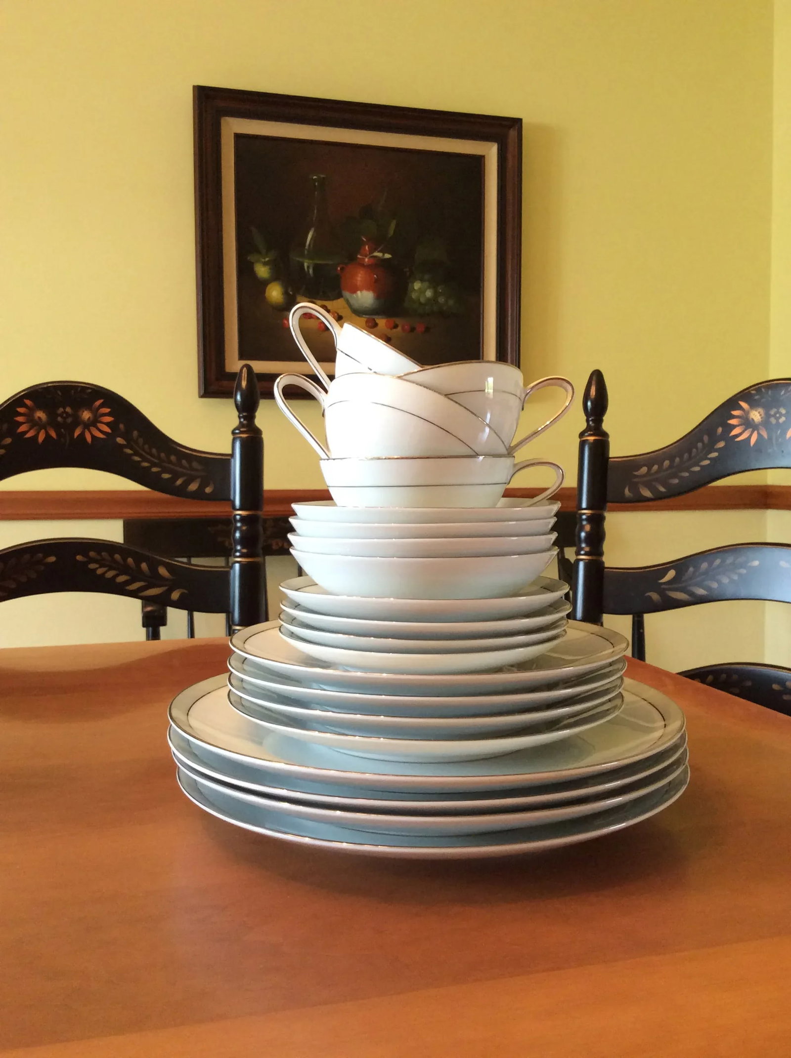 Vintage Noritake China "Lucille" Pattern - 20 Piece Set - 7