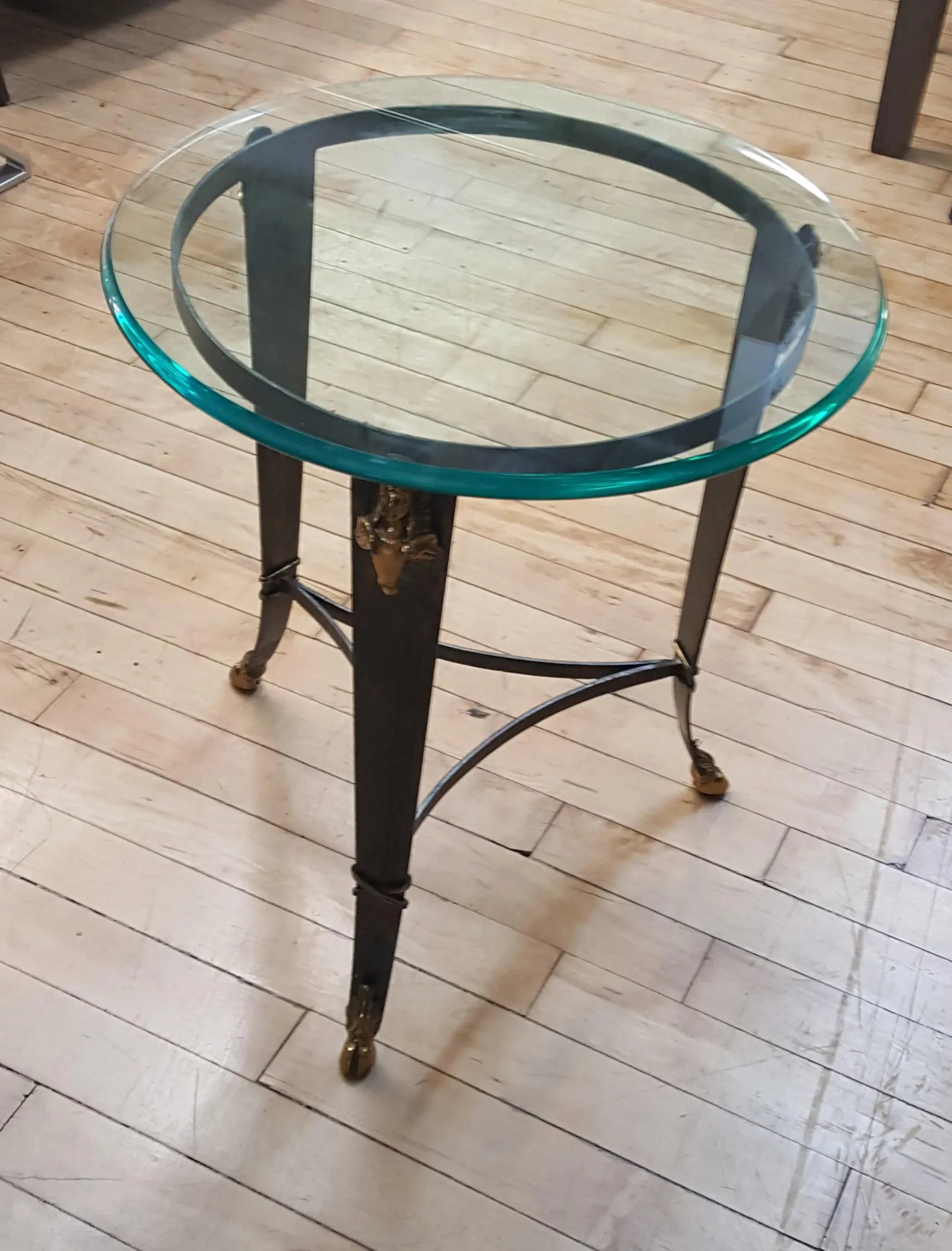 Maitland-Smith Glass Top Occasional Table - 13