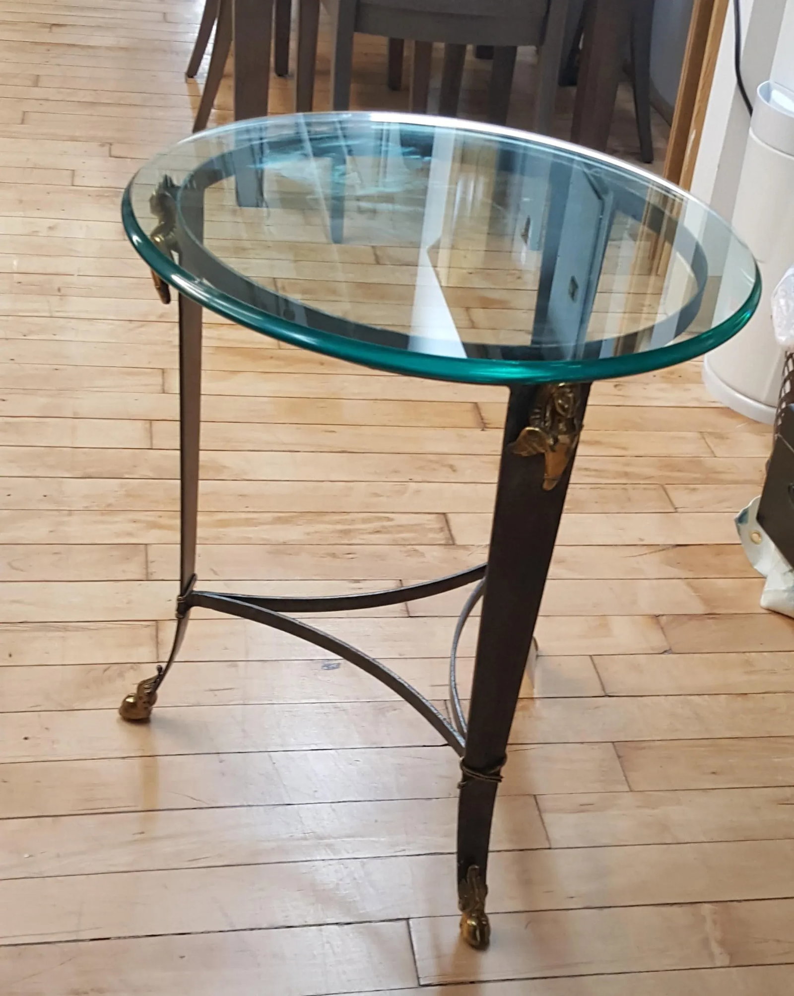 Maitland-Smith Glass Top Occasional Table - 2