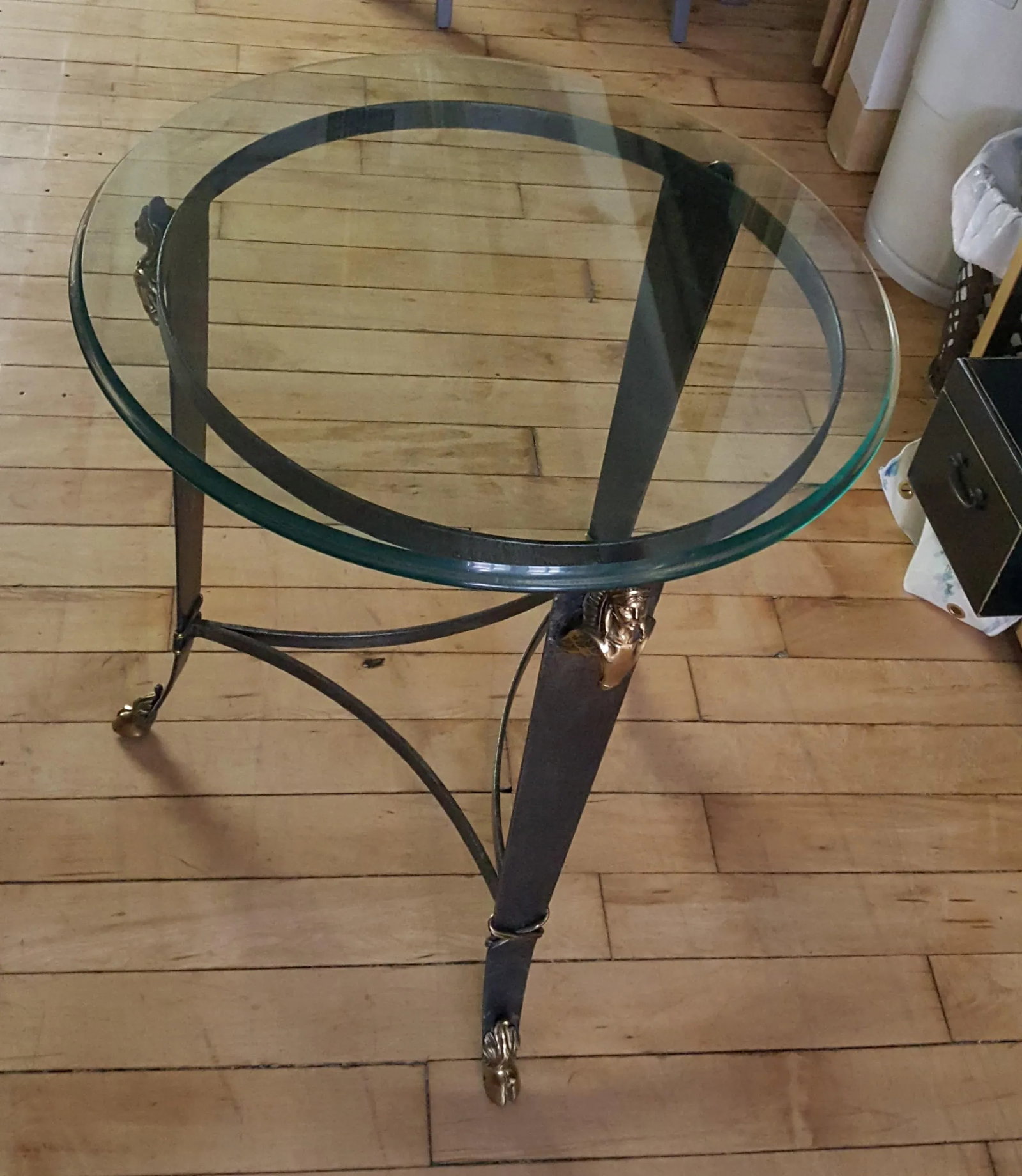 Maitland-Smith Glass Top Occasional Table - 6