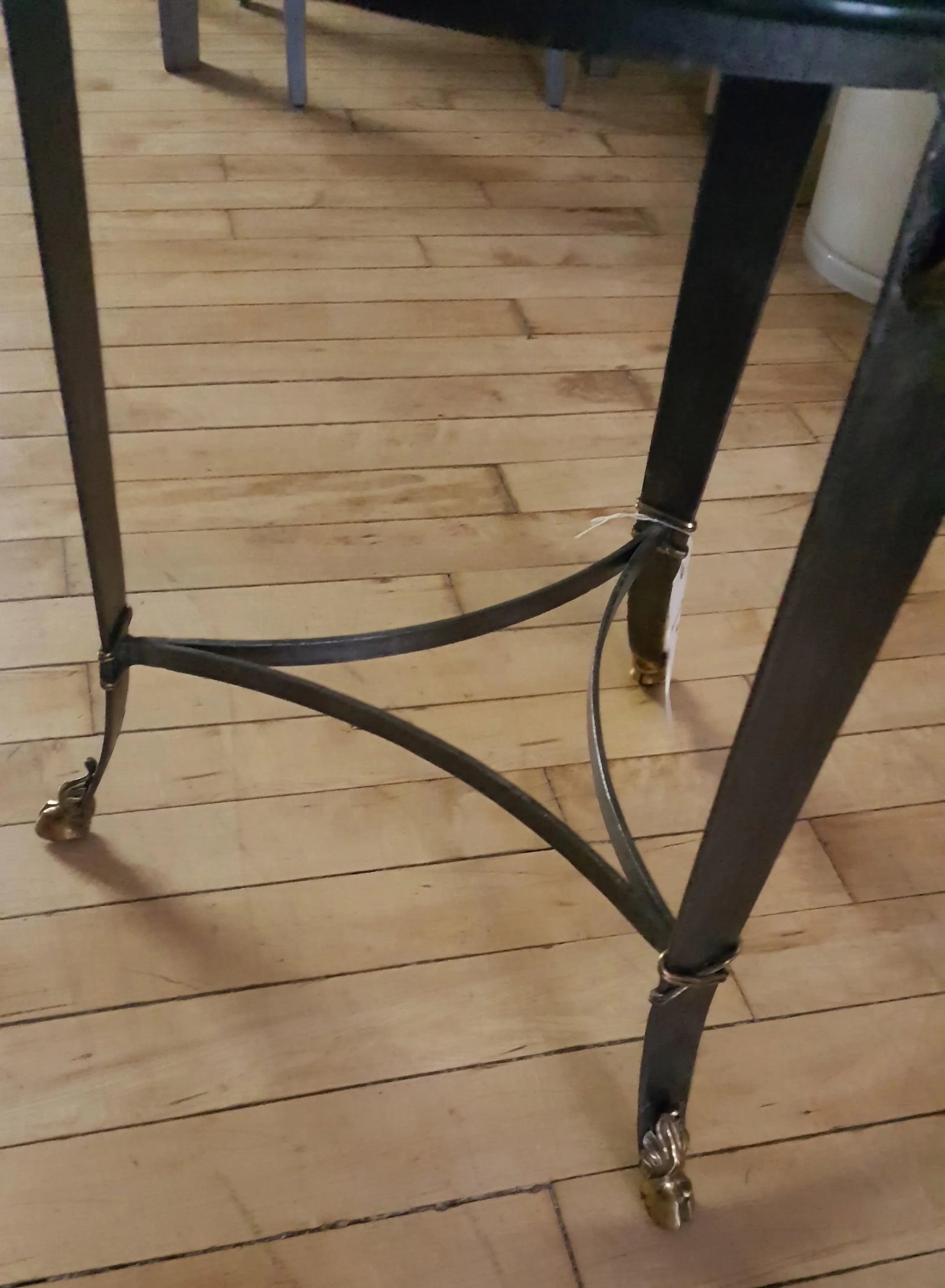 Maitland-Smith Glass Top Occasional Table - 9
