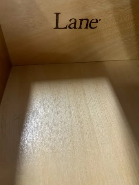 1960s Vintage Lane Three Drawer Dresser - 6