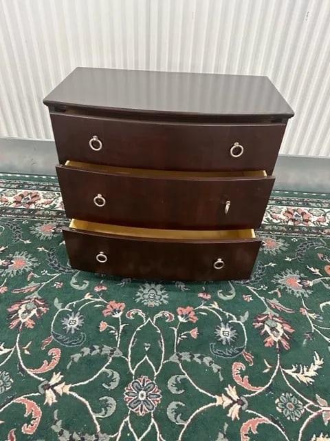 1960s Vintage Lane Three Drawer Dresser - 8