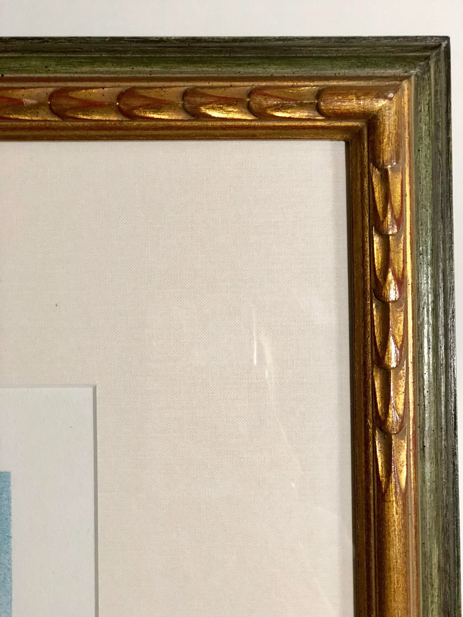 Impressionist Retro Framed Print of a Colonial Town - 10
