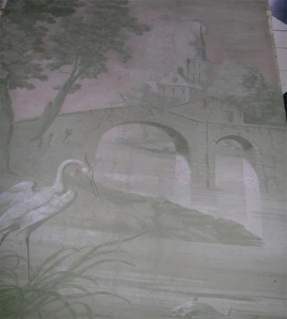 Late 18th Century Vintage Chateau Oil Painting - 6