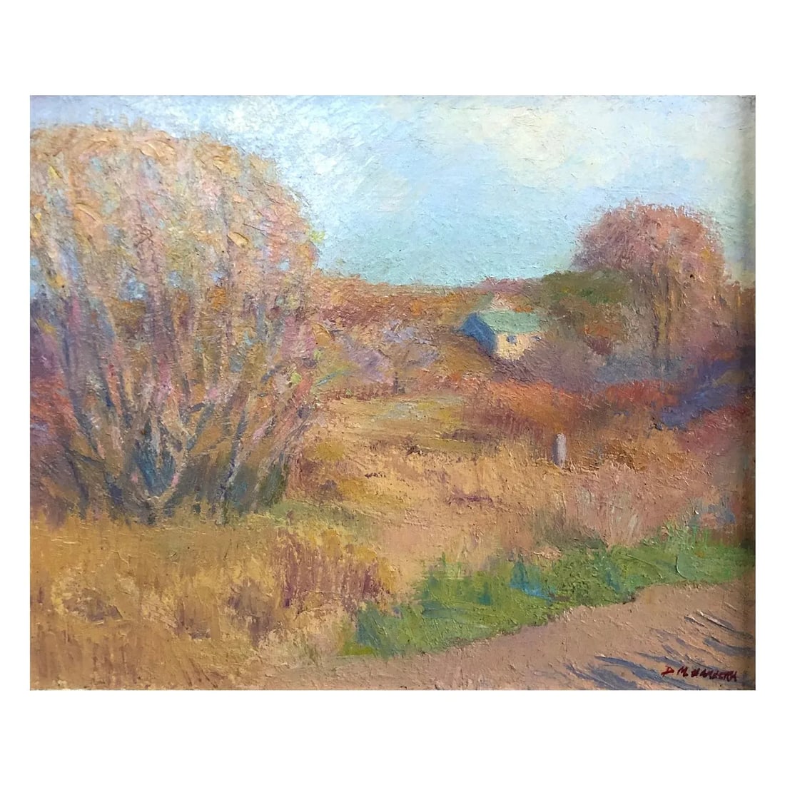 Mid 20th C. American Impressionist Landscape Oil Painting - 4