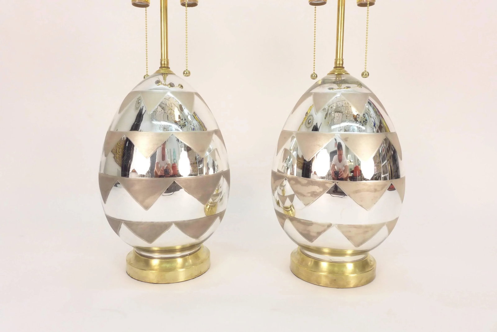 Mercury Glass Table Lamps - 5