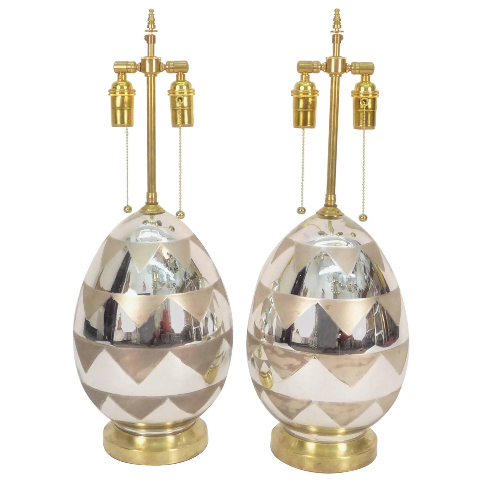 Mercury Glass Table Lamps - 7