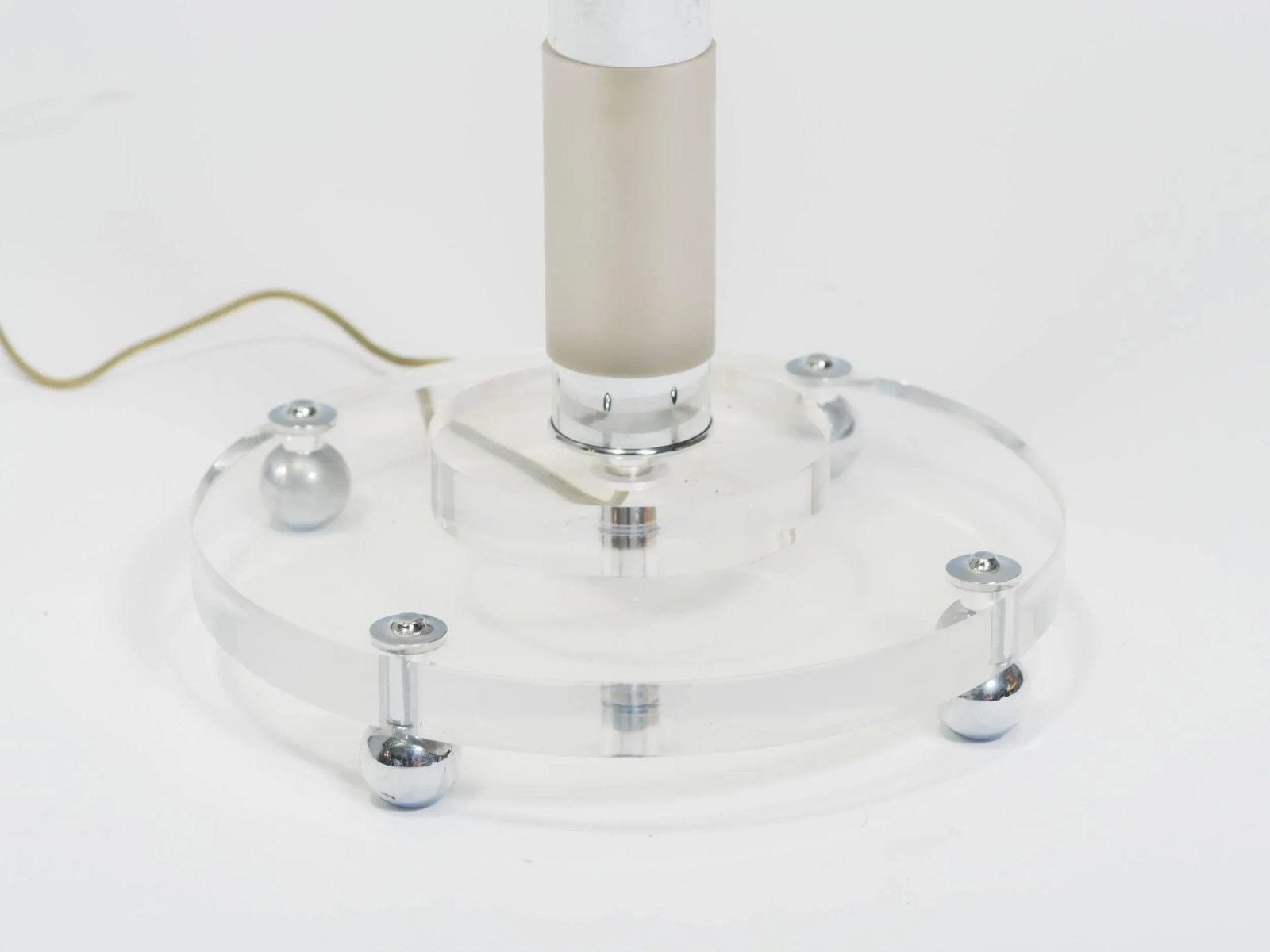 Chrome and Lucite Floor Lamp - 4