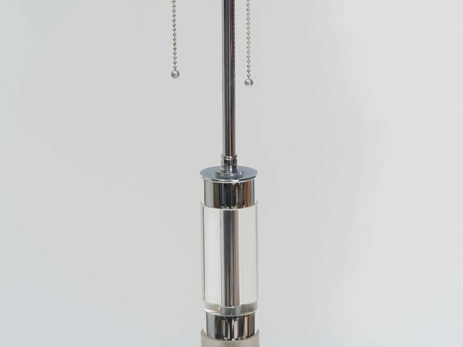 Chrome and Lucite Floor Lamp - 5