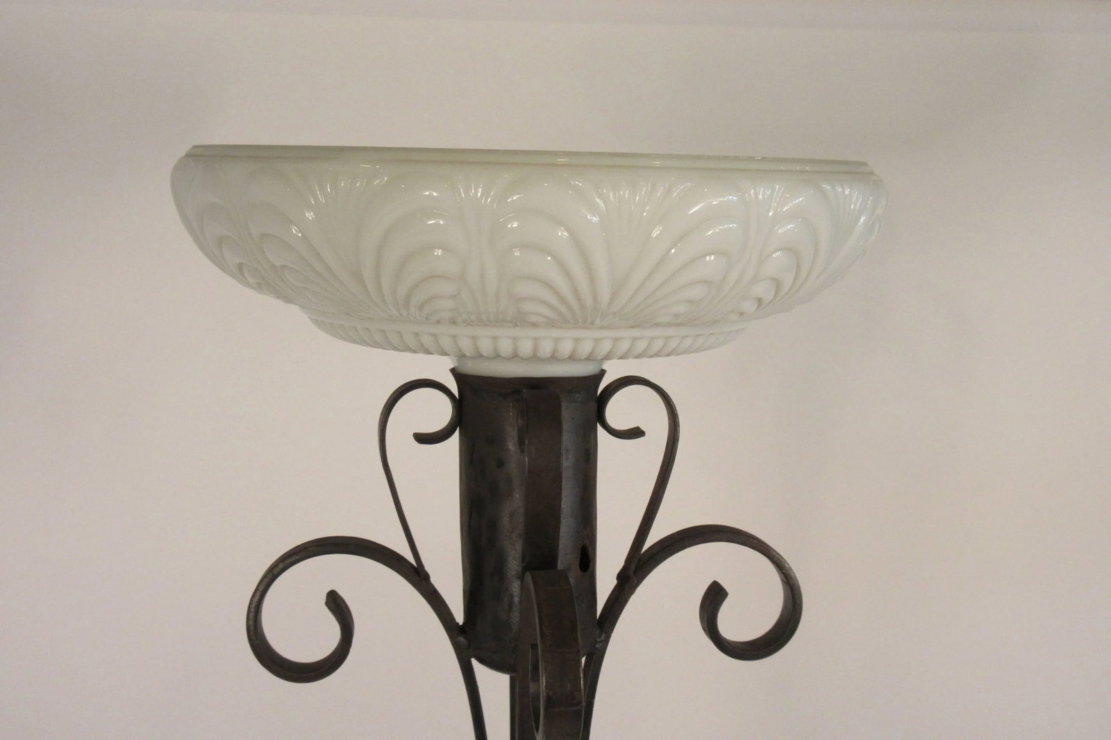 1940s Wrought Iron Floor Lamp - 5