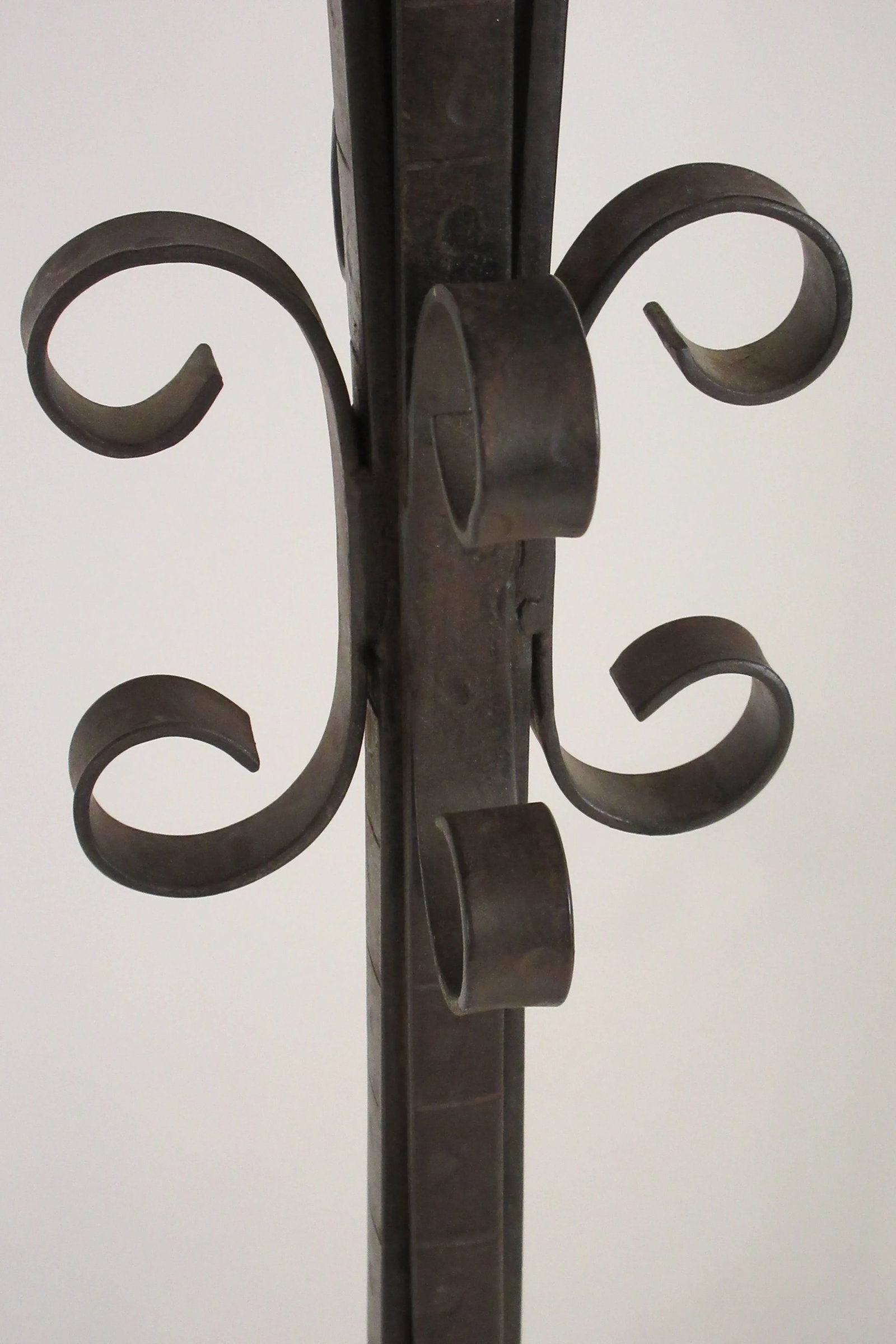 1940s Wrought Iron Floor Lamp - 6