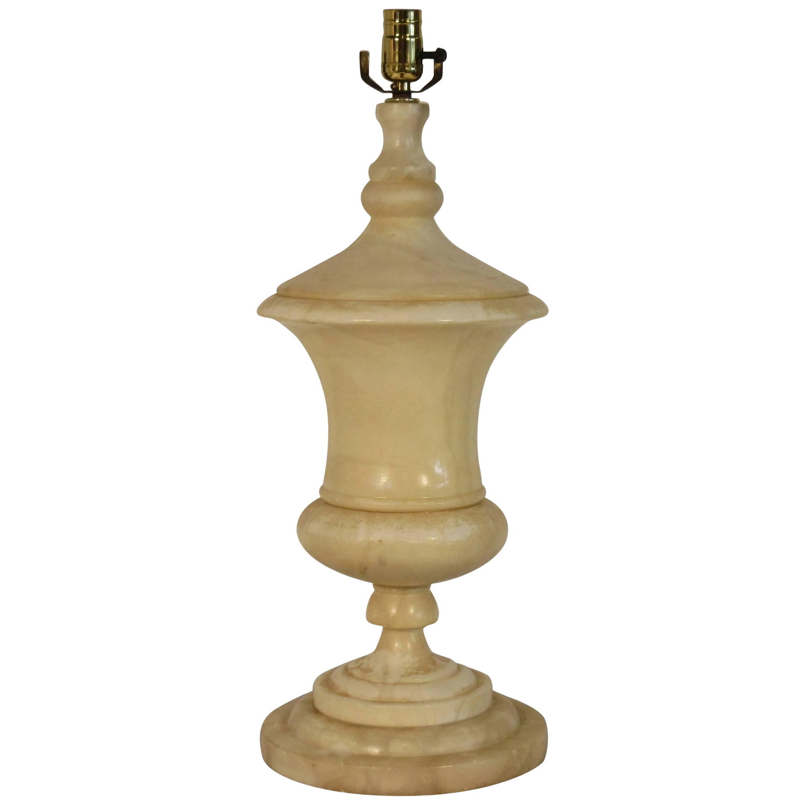 1940s Marble Urn Table Lamp: 1940s marble urn table lamp. Condition: Alterations: Original Condition Unaltered Imperfections: Some Imperfections Condition Notes: Good needs rewiring Wear consistent with age and use. Materials