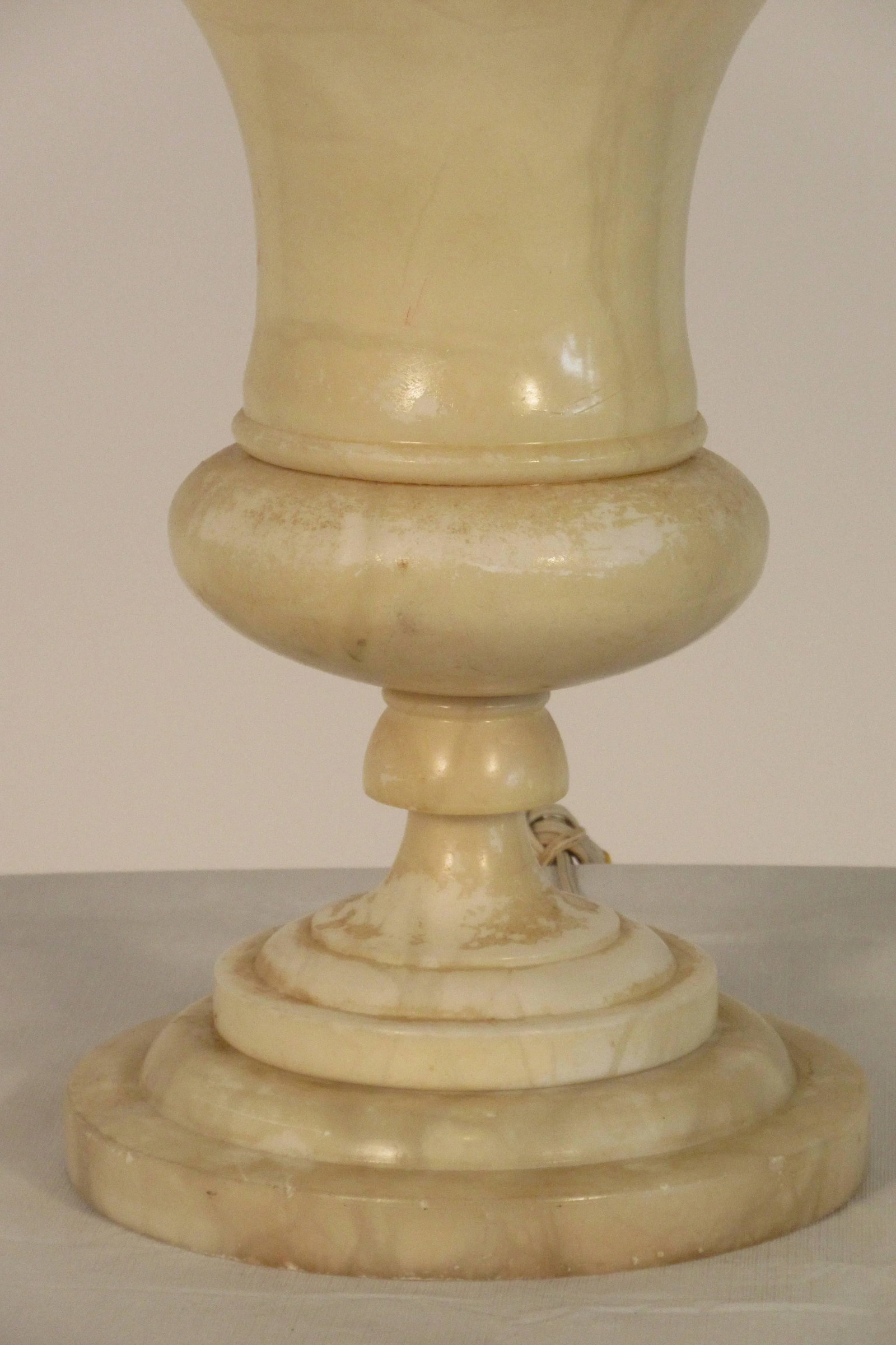 1940s Marble Urn Table Lamp - 6