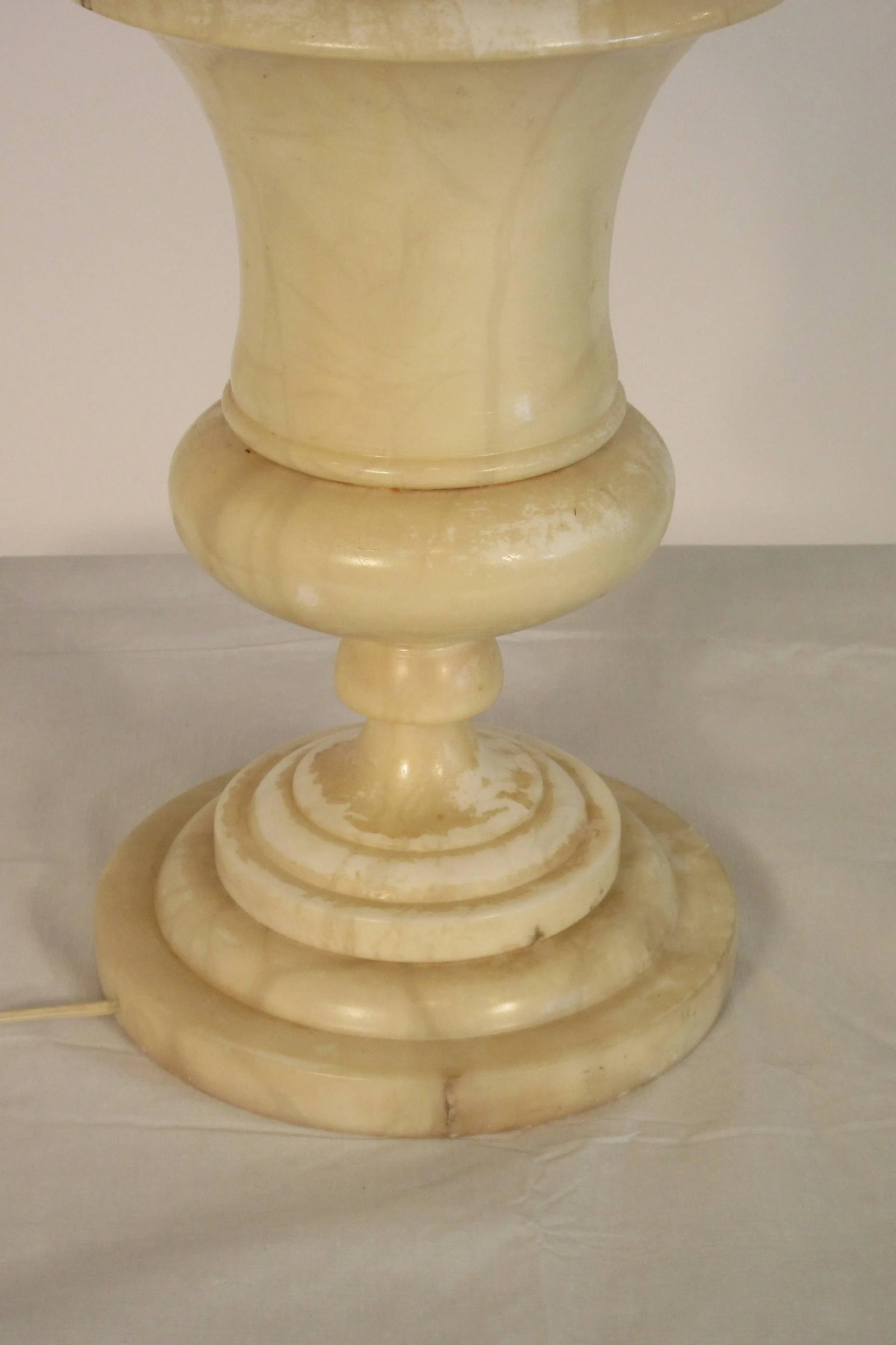 1940s Marble Urn Table Lamp - 7
