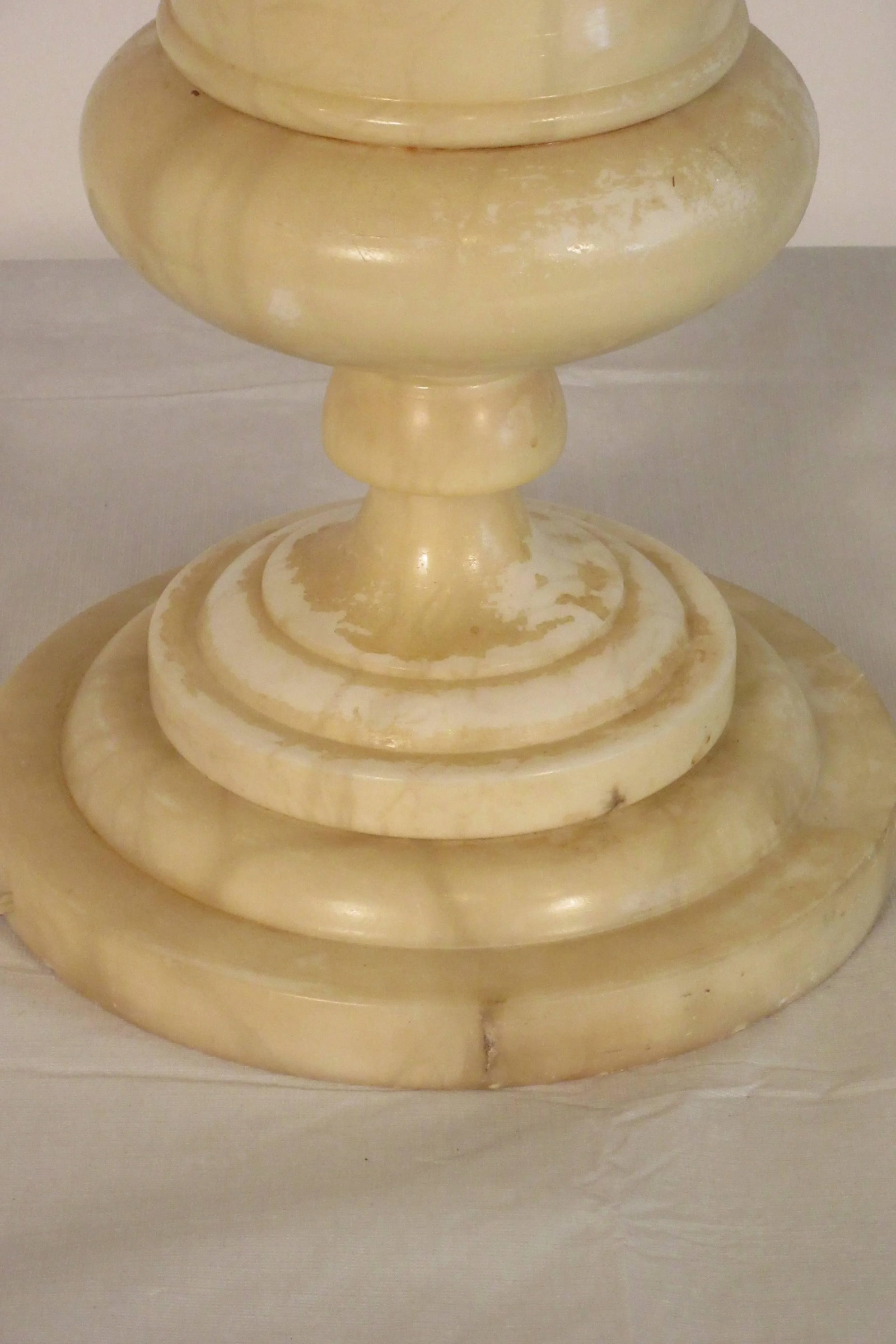 1940s Marble Urn Table Lamp - 9