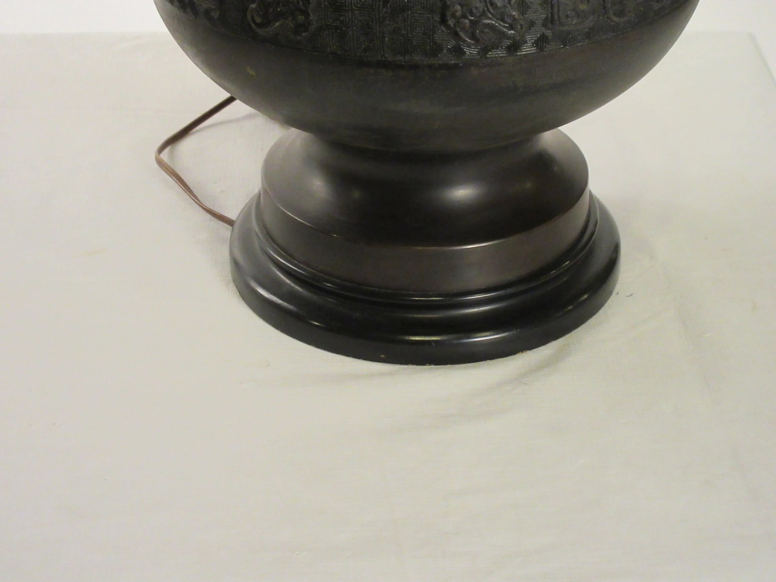 1920s Bronze Asian Table Lamp - 10