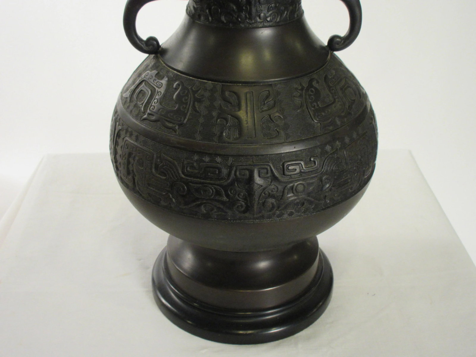 1920s Bronze Asian Table Lamp - 4