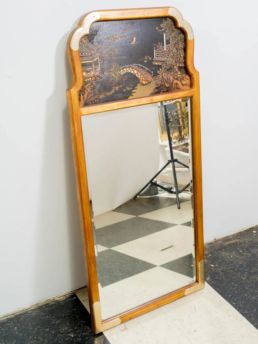 Asian Style Wall Mirror by La Barge - 2