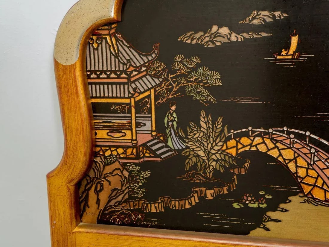 Asian Style Wall Mirror by La Barge - 5