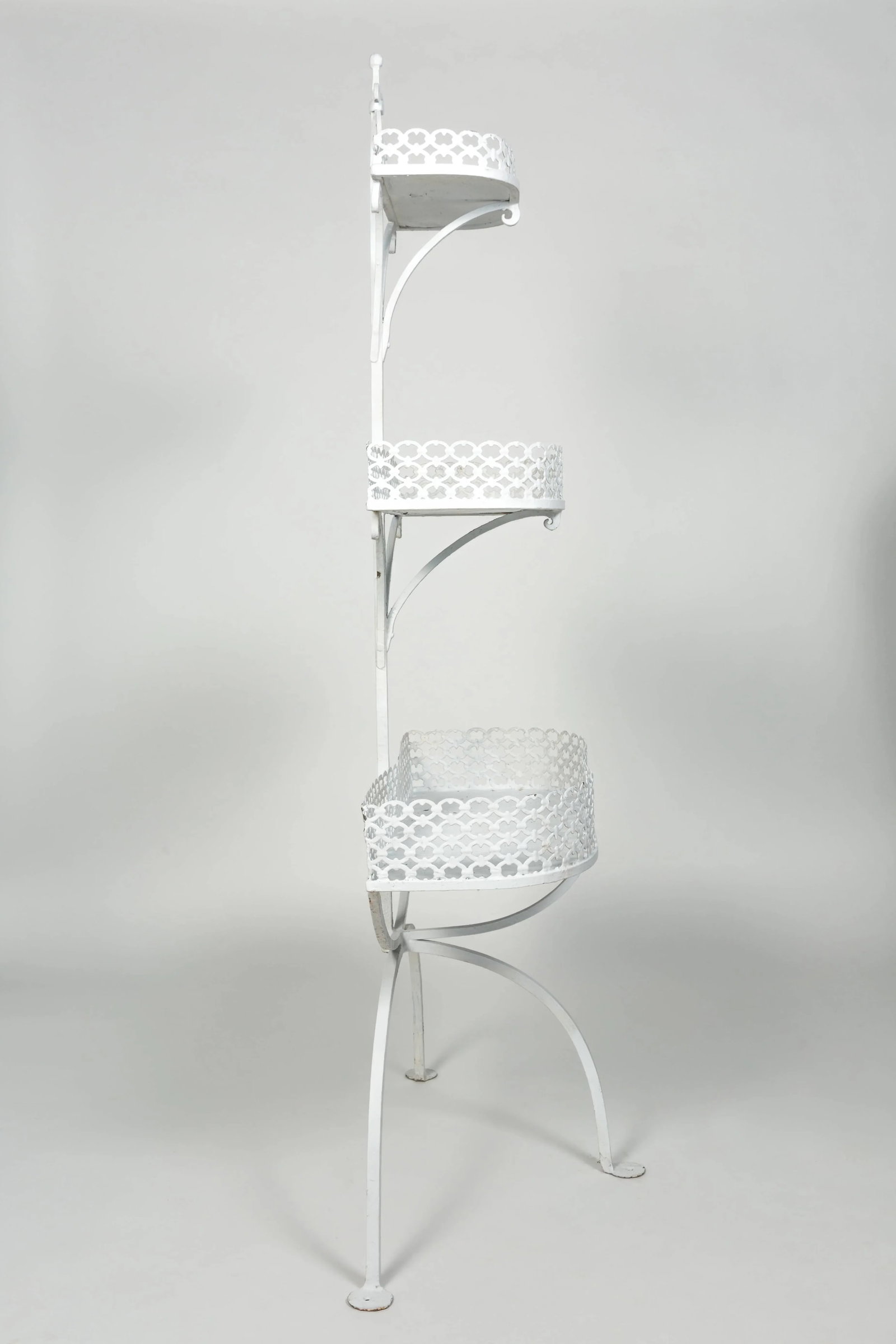 1950s Wrought Iron Three-Tier Planter - 2