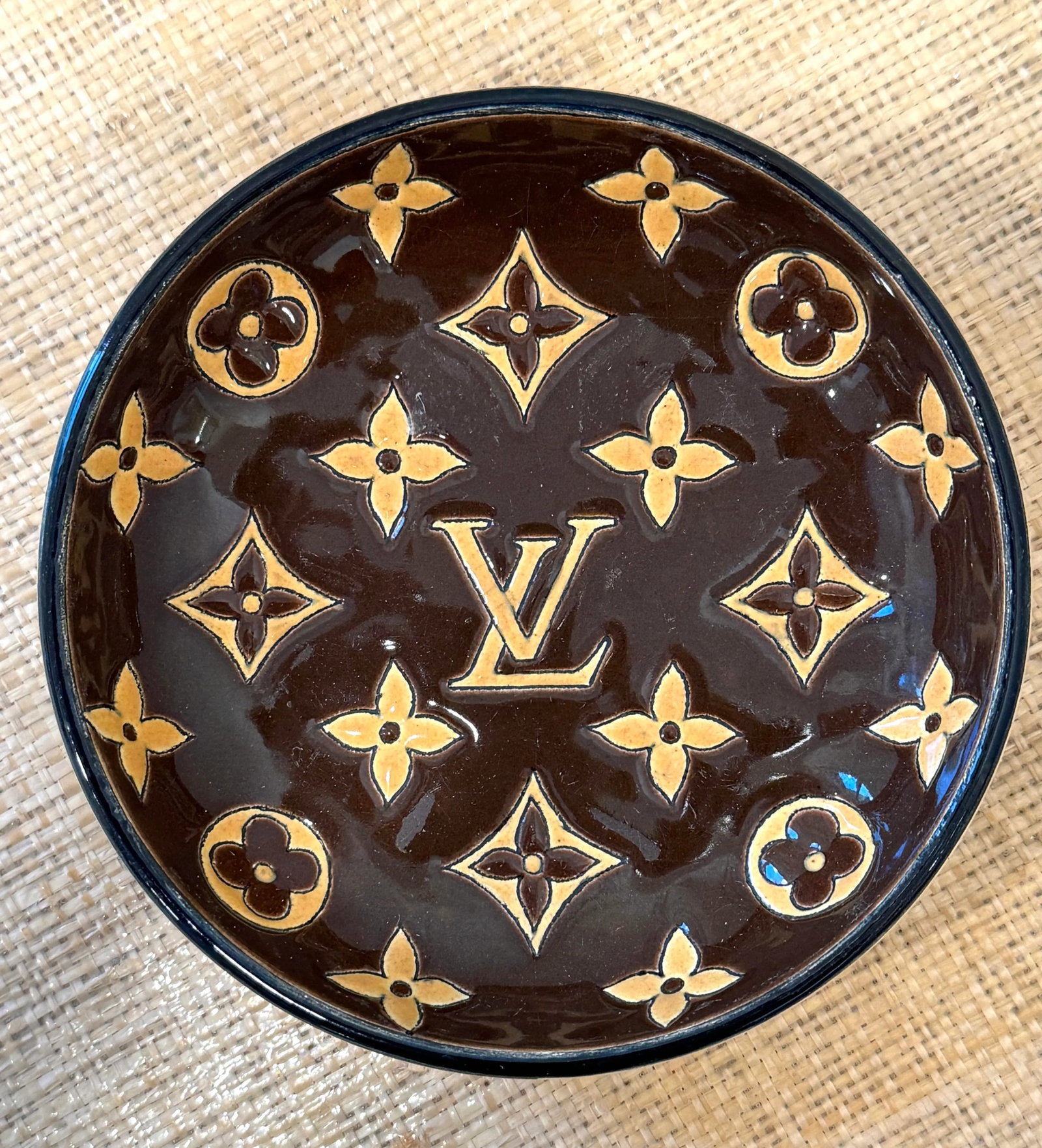 Vintage Louis Vuitton Ceramic Longwy Vide Poche - 3
