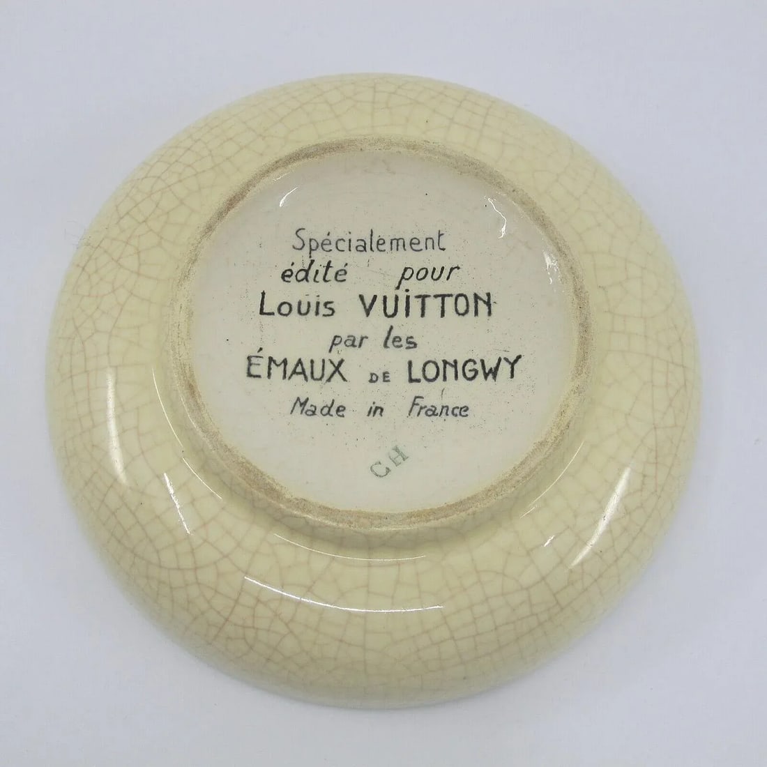 Vintage Louis Vuitton Ceramic Longwy Vide Poche - 7