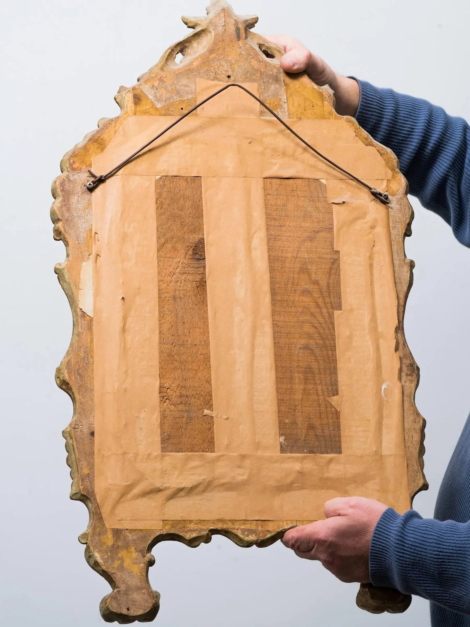 1920s Italian Painted Mirror - 2