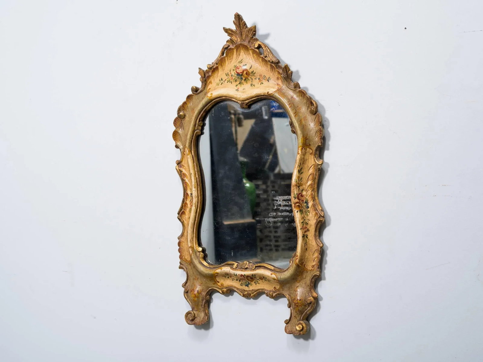 1920s Italian Painted Mirror - 3