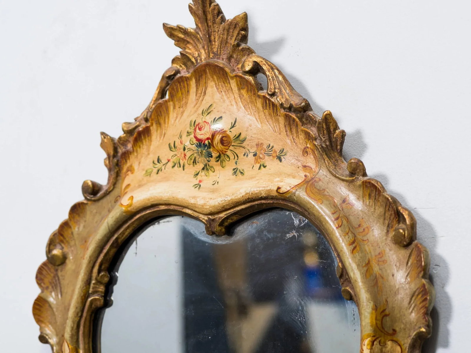 1920s Italian Painted Mirror - 5