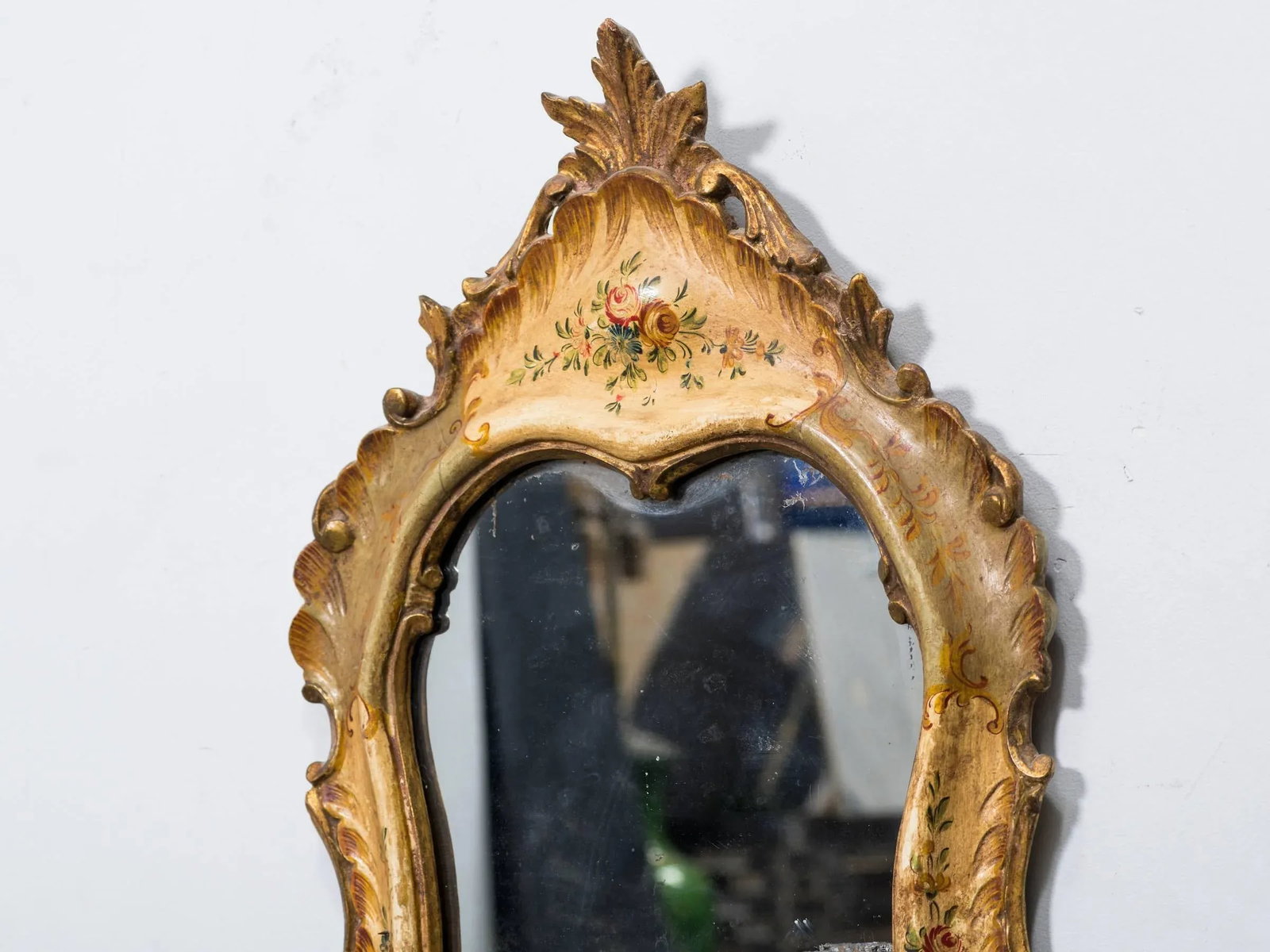 1920s Italian Painted Mirror - 6