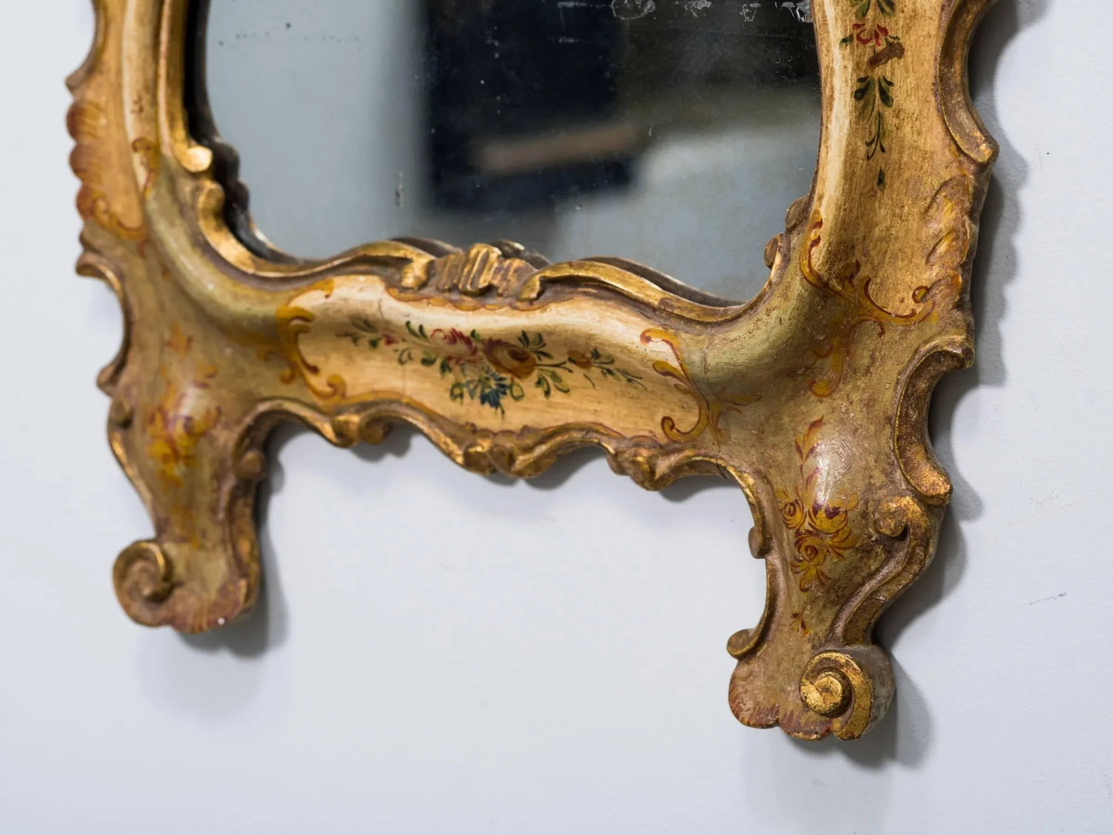1920s Italian Painted Mirror - 7