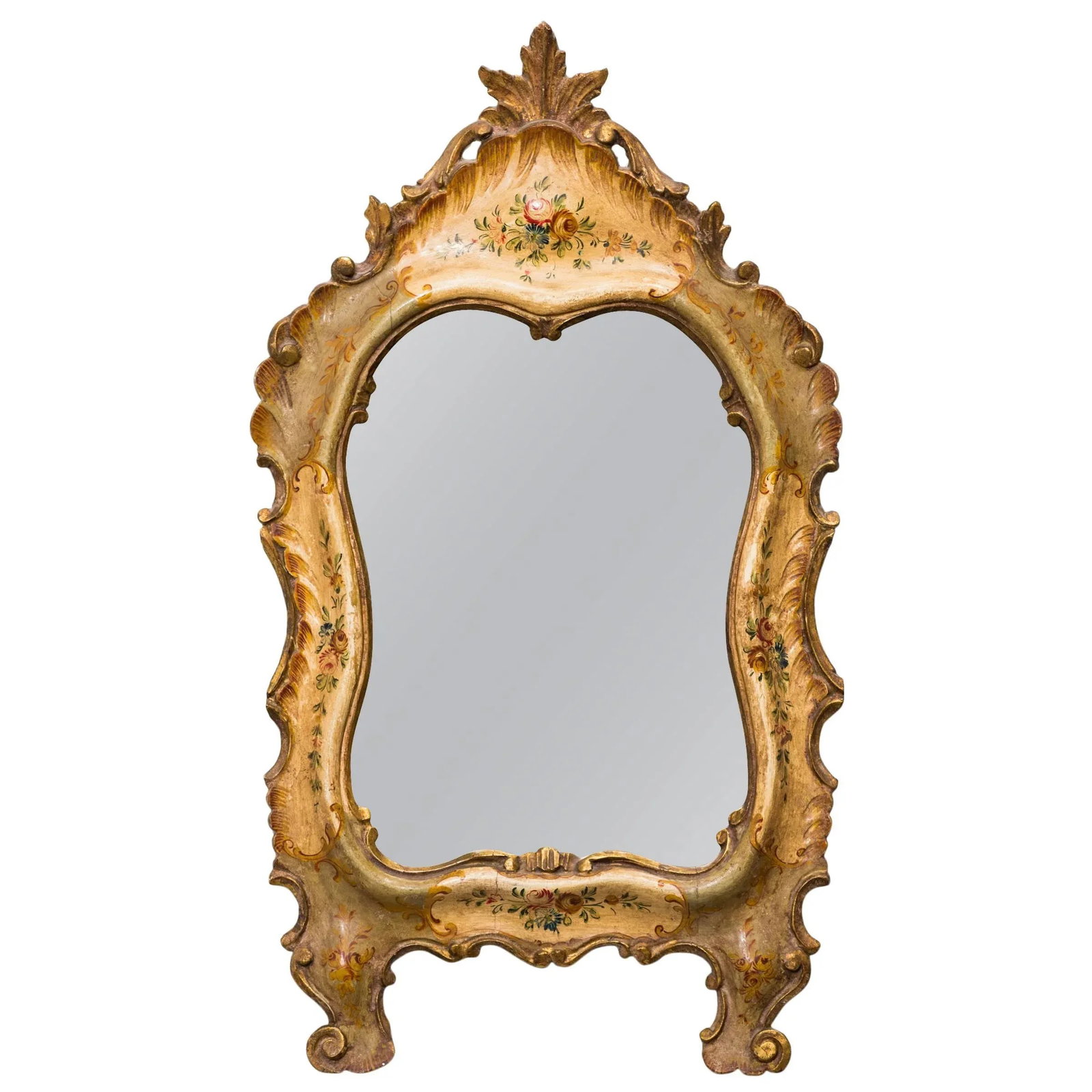 1920s Italian Painted Mirror - 8
