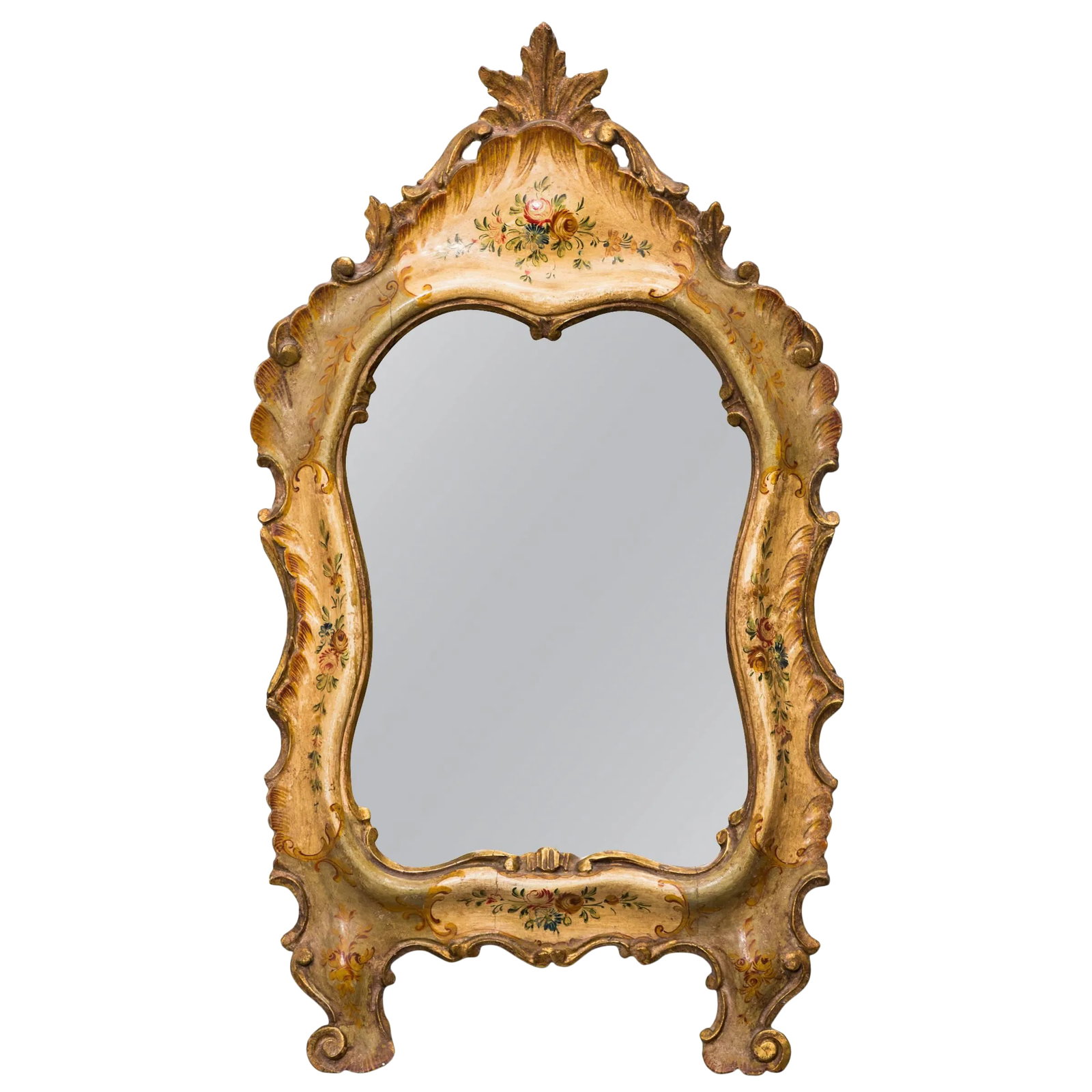 1920s Italian Painted Mirror - 9