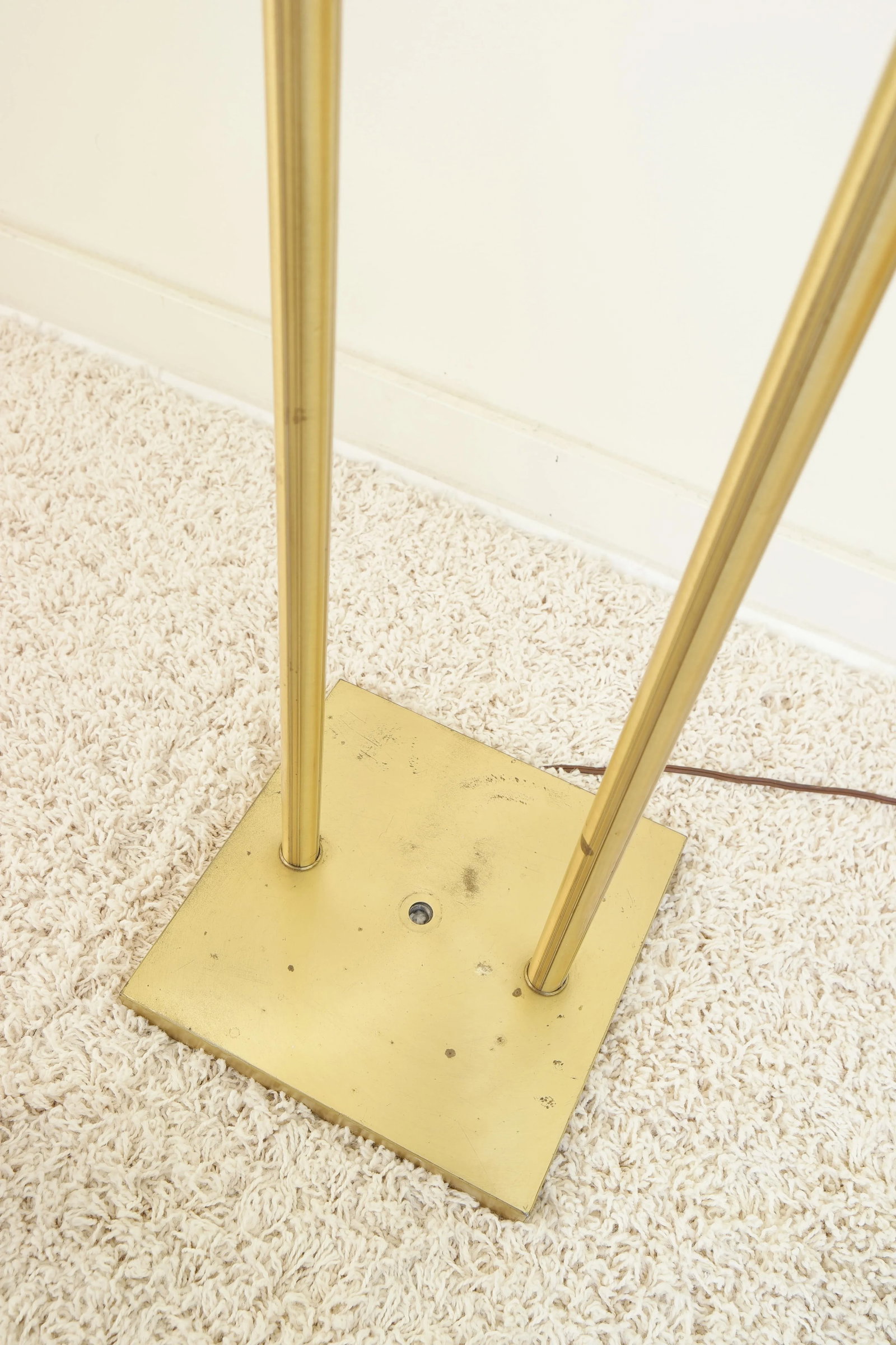 Vintage Mid Century Modern Brass Floor Lamp - 6